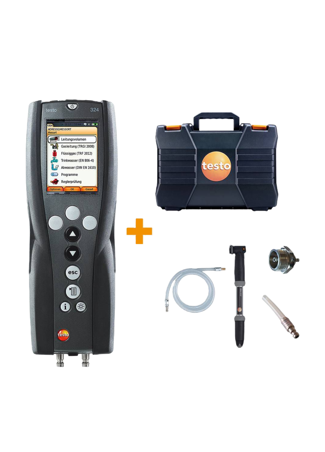 testo 324 Basis-Set - Druck– und Leckmengenmessgerät – Lippold Messgeräte